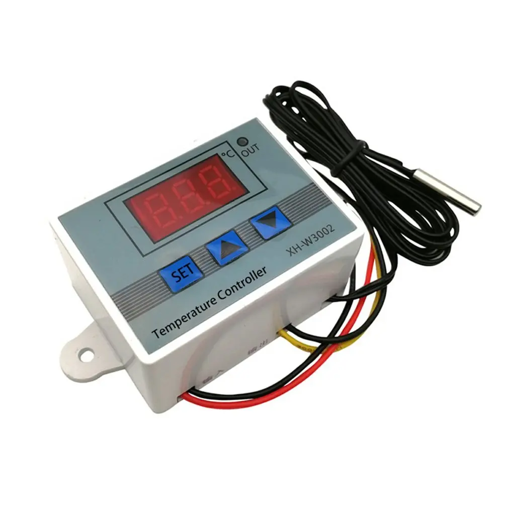 

Digital LED Temperature Controller Thermostat Thermoregulator 12V/24V/220V Heat Cool Temp Thermostat Control Switch Probe