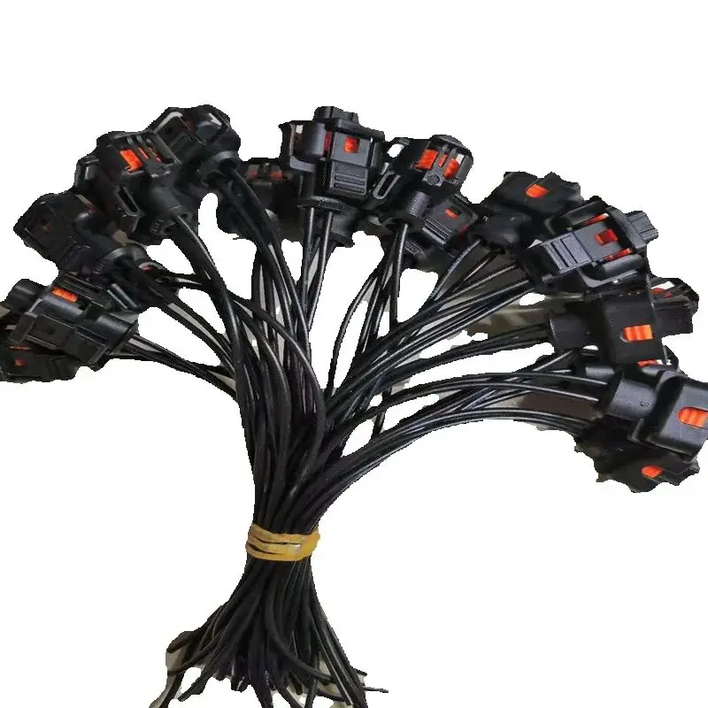 2-way black waterproof rubber shell 15cm cable1928403732 1928404213 1928404655 1928403698  1928403698
