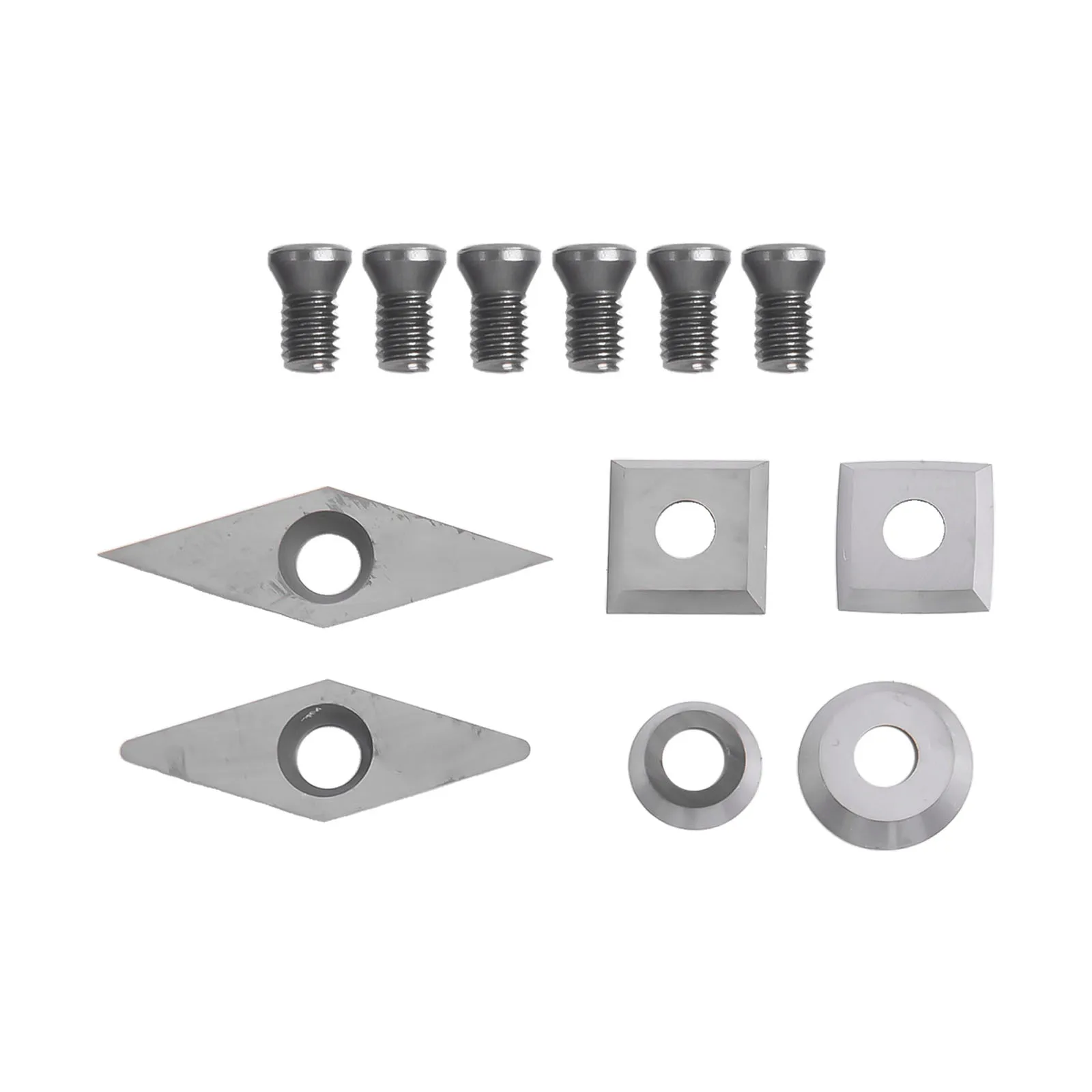 Right Geometry Carbide Cutter Inserts Carbide Cutter Inserts PCS Set Wood Turning Lathe Tool Woodworking Tools