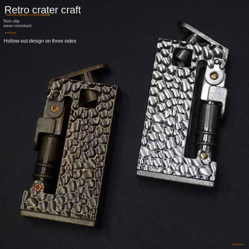 New Retro Scimitar Kerosene Lighter Windproof Crater Heterosexual Metal Lighter Wholesale Male Personalized Gift