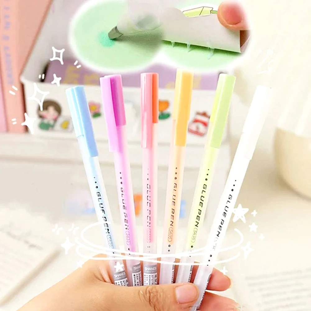 Plastic Dispensing Pen Practical Solid-Glue Stick for School Office