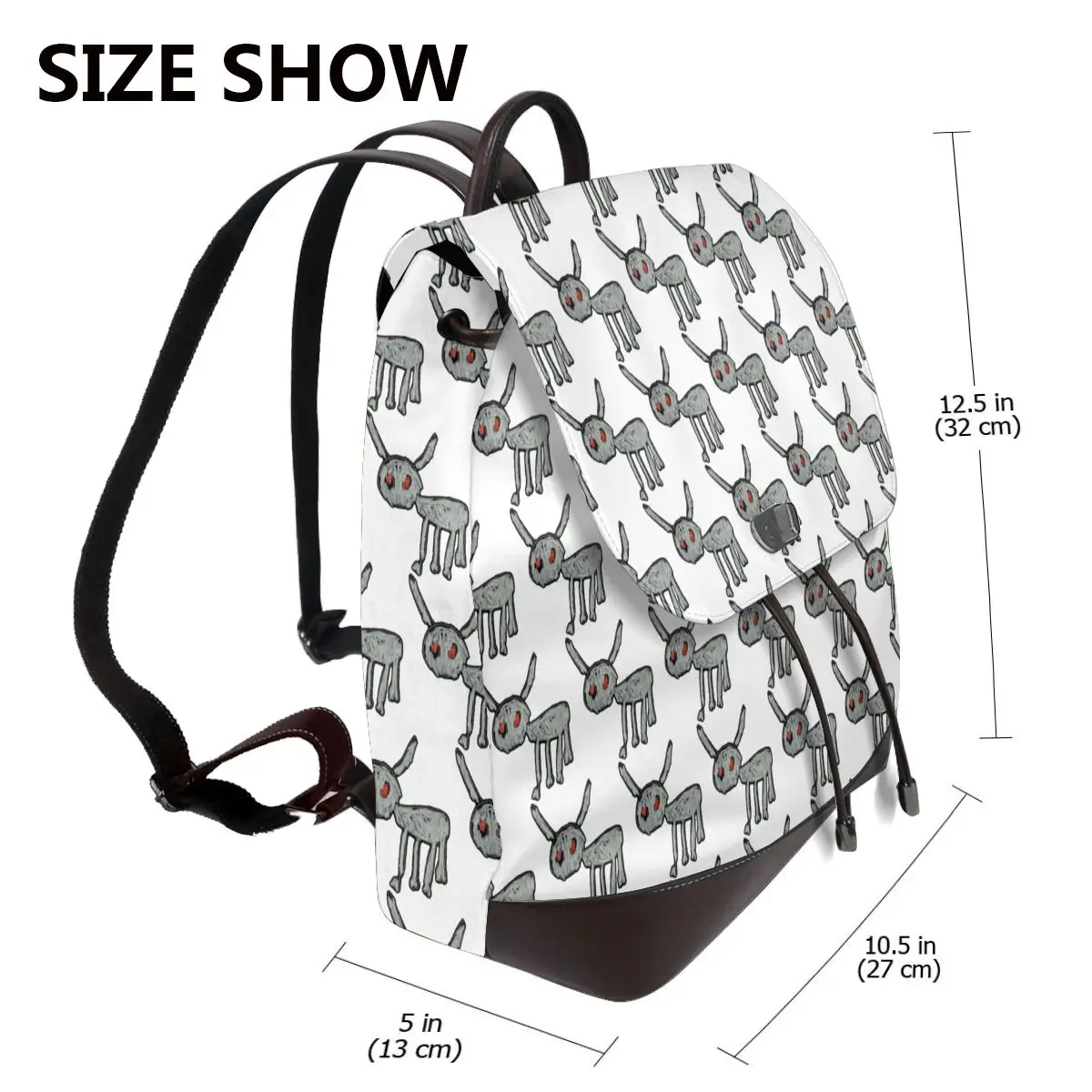 Drake Rapper Bookbag School Student Bags Hiking Travel Daypack for Women Fashion Derma Backpack