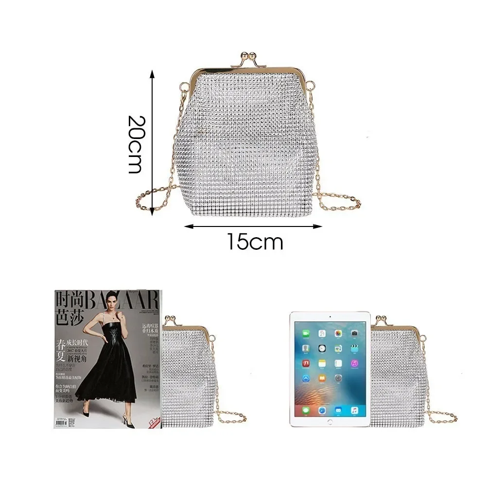 Chain Straw Kiss Lock Shell Women\'s Handbags Vintage Designer Bag Women Shoulder Crossbody Bag