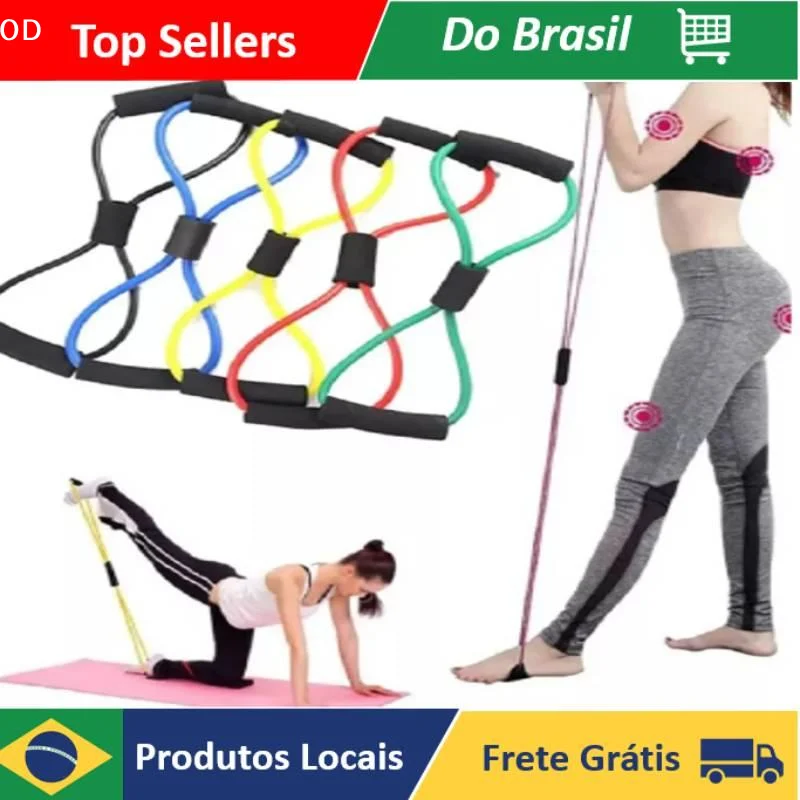 Ultra-Elastic Elastic Resistance Training For Home Workouts-For Shoulders, Hips And Arms; Comfortable And Easy To Use