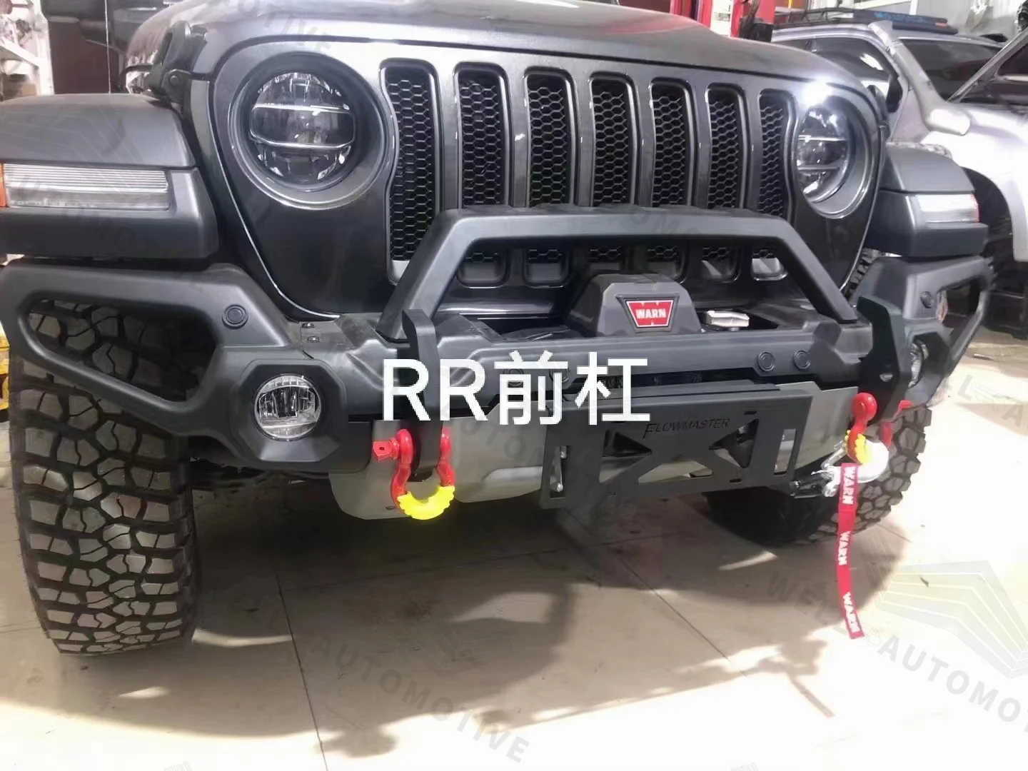 Hot Sale 4X4 Accessories Front Bumper Replacement Aluminum Alloy Front Bumper Guard for wrangler jl 18+