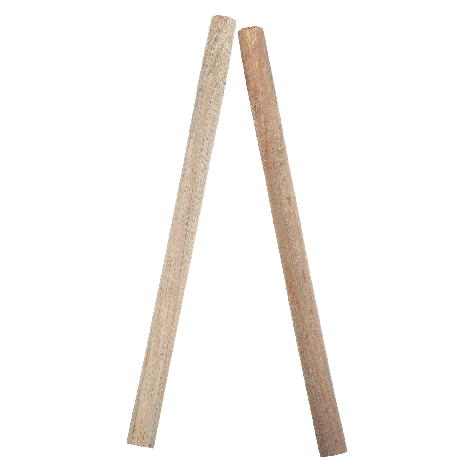 

2 Pcs Gardening Hoe Handle for Replacement Lengthen Handheld Cultivator Handles Hardwood Wooden