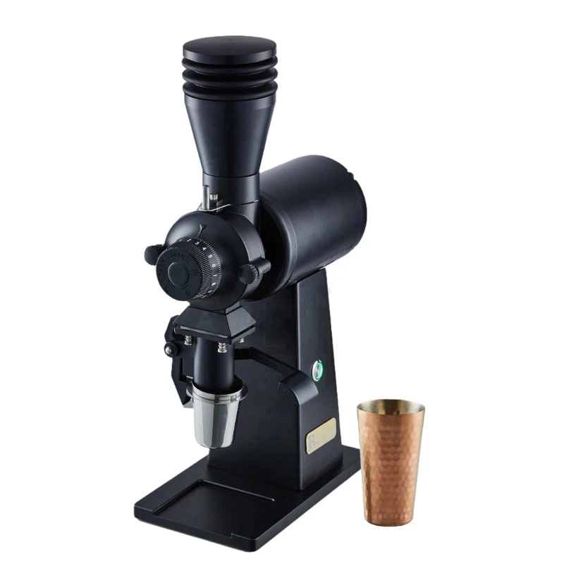 90MM Flat Burr Ghost Teeth Italian Hand Brew Tea Electric Espresso Blow Hopper Coffee Grinder 110V/220V
