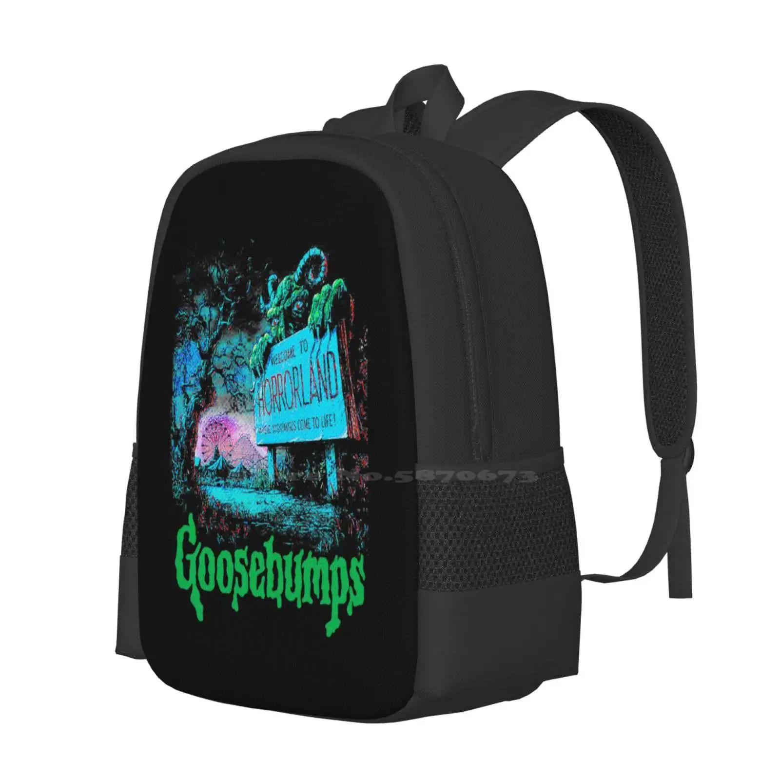 Goosebumps Horrorland Large Capacity School Backpack Laptop Bags Goosebumps Horrorland