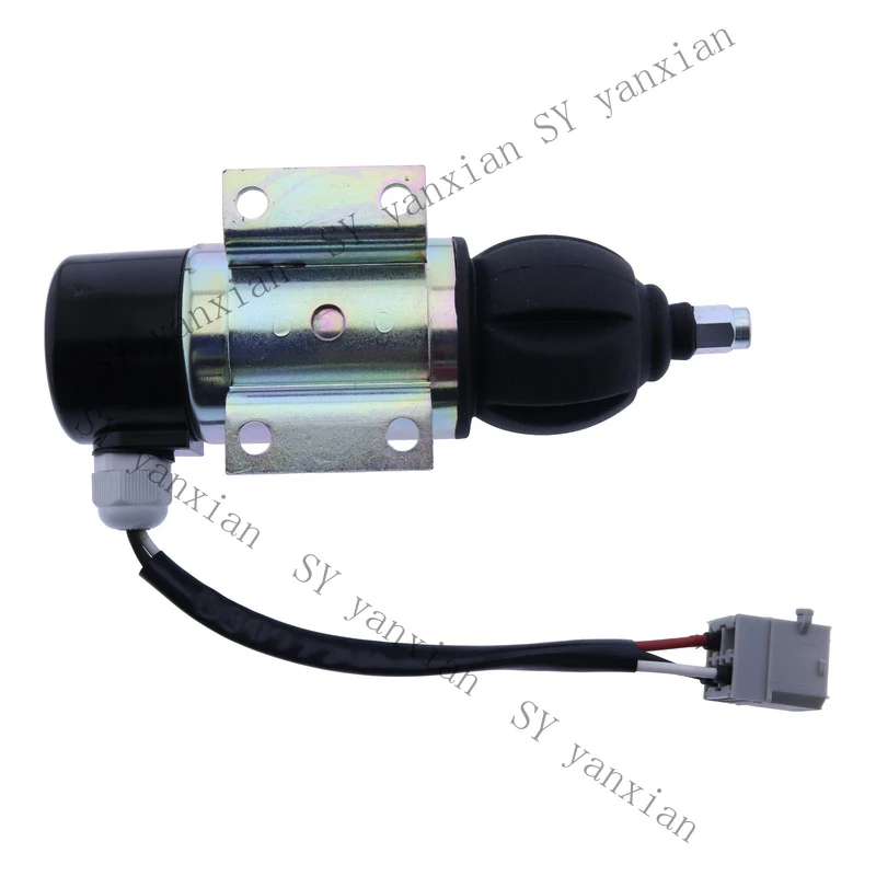 SY+ 12V 3826743 Stop Solenoid For Volvo Penta Engine TAD730V TD61ACE TD61AP TD630ME