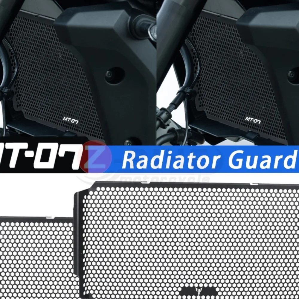 

2026 2027 Motorcycle Accessories For YAMAHA MT-07 MT 07 MT-07 Y-AMT 2025 Radiator Grill Guard Grille Protector Cover aluminium