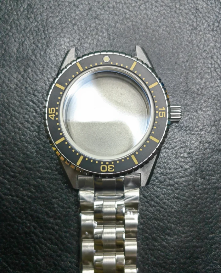 Octopus Kraken 39MM Stainless Steel Watch band 20mm Brushed Clasp Case including bezel For NH35 Automatic Movement Sapphire