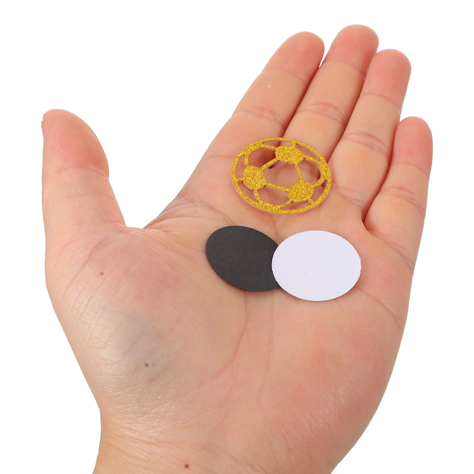 

400Pcs Football Confetti Soccer Birthday Party Decorations Sports Event Table Confetti Football Decorations for Birthday