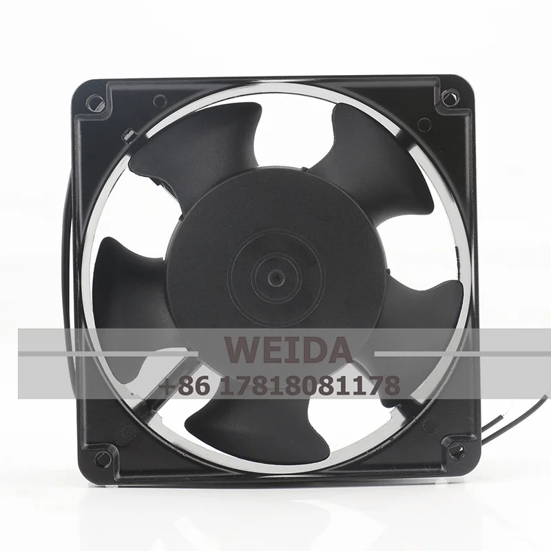 Kipas Pendingin Asli JING DA FAN AC 220-240V 0.05/0.06A 12CM Aliran Udara Tinggi Server Dua-kabel JD12038AC 12038 120X120X38MM