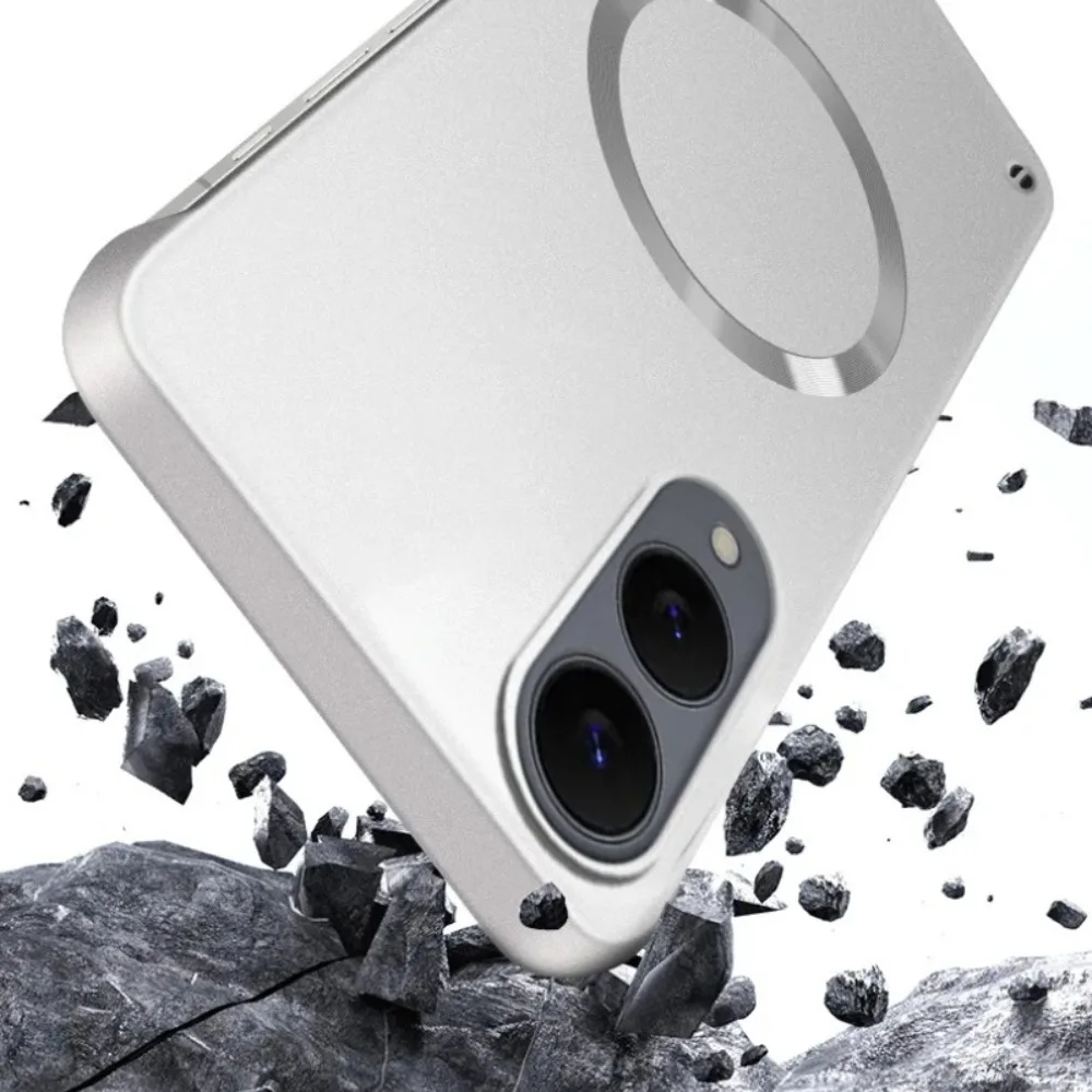 Frameless Matte Magnetic Charging Case For Samsung Galaxy S26 S25 S24 FE S23 S22 Ultra Plus For Magsafe Shockproof Hard PC Cover
