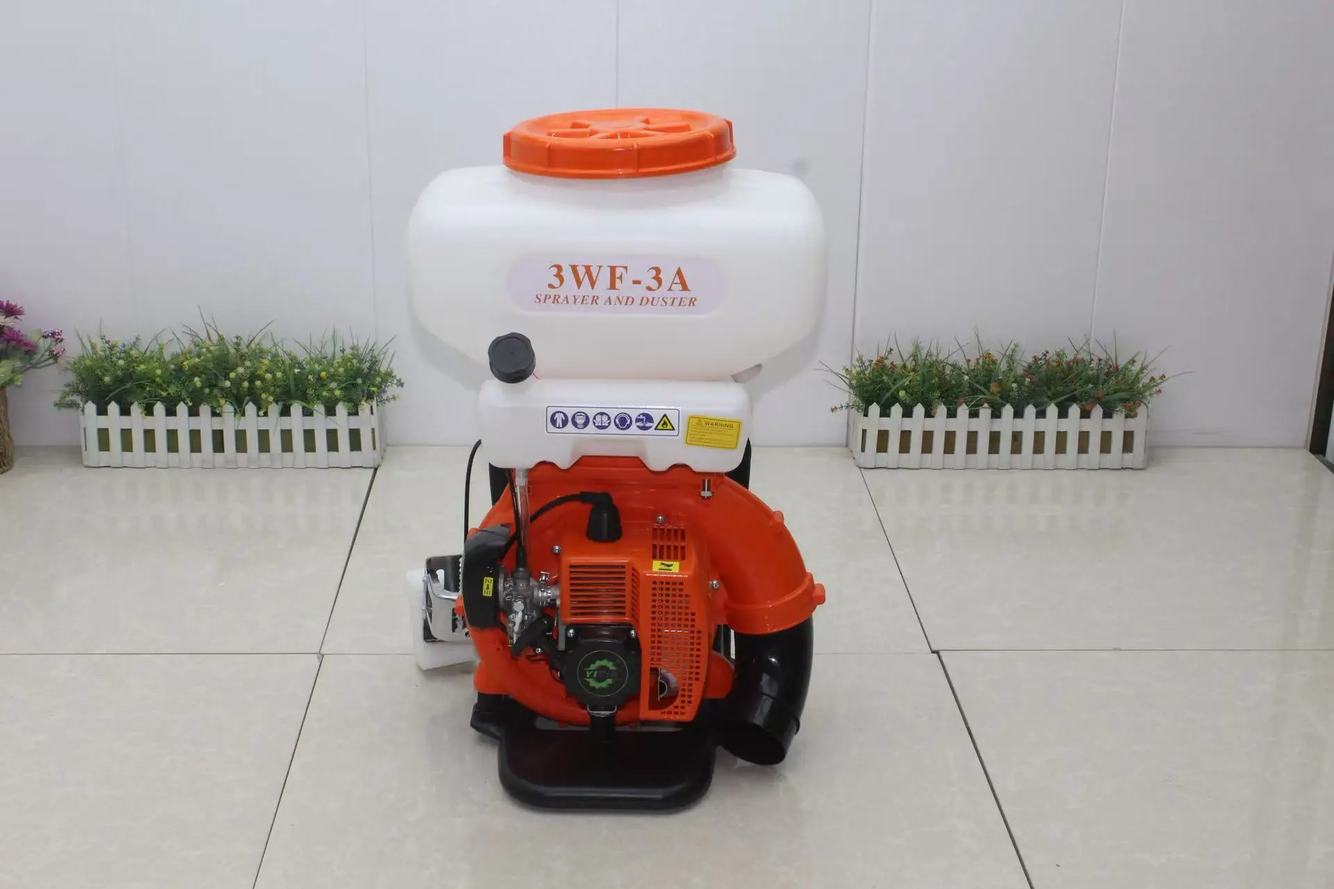 3WF-3A Backpack Mister Duster & Sprayer with 41.5CC 2-Stroke Gas Engine Agricultural Fertilizer Sprayer 14L/20L/26L