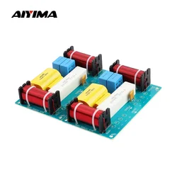 AIYIMA-Divisor de frecuencia de Audio de 2 piezas, 3 vías, agudos, rango medio, bajos cruzados, filtro para altavoces de 8 pulgadas, bricolaje