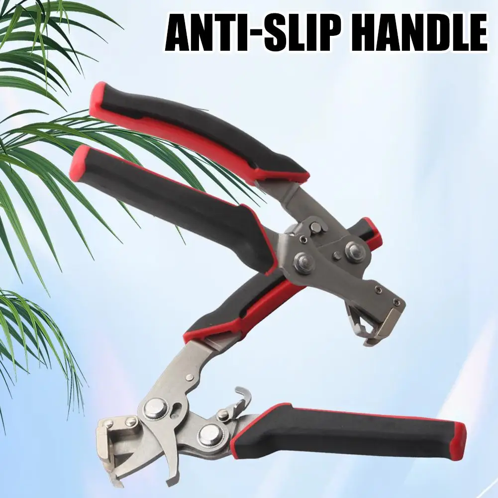 

Car Clip Pliers AutoPanel RemovalTool PlasticNut Fastener RivetRemover Repair Kit Rubber HandleTrim Dashboard Door Pry Black 1pc
