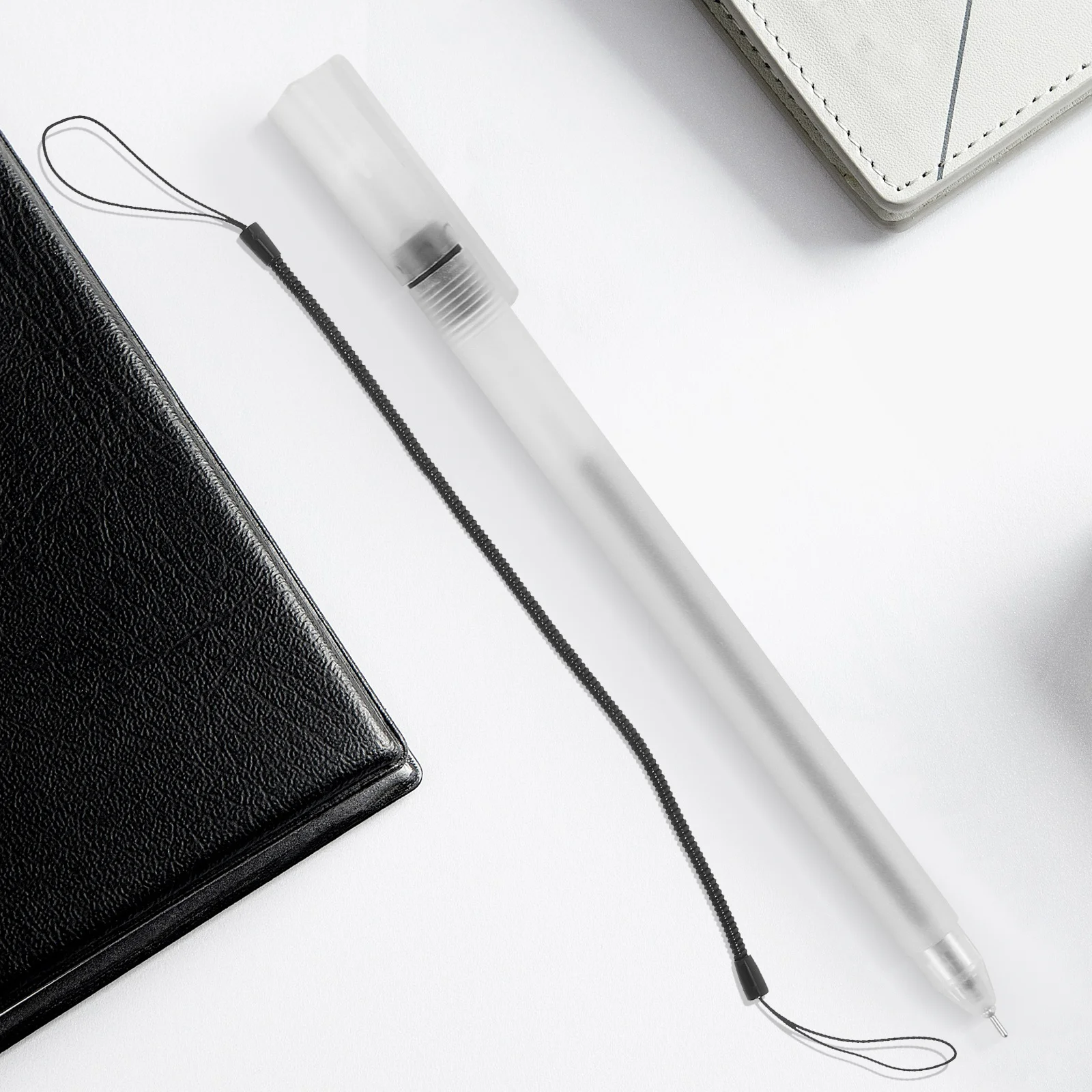 

10Pcs Coiled Plastic Stylus Pen Tether Handwriting Pen Anti-Lost Strap Retractable Rope for Tablets Spring Rope