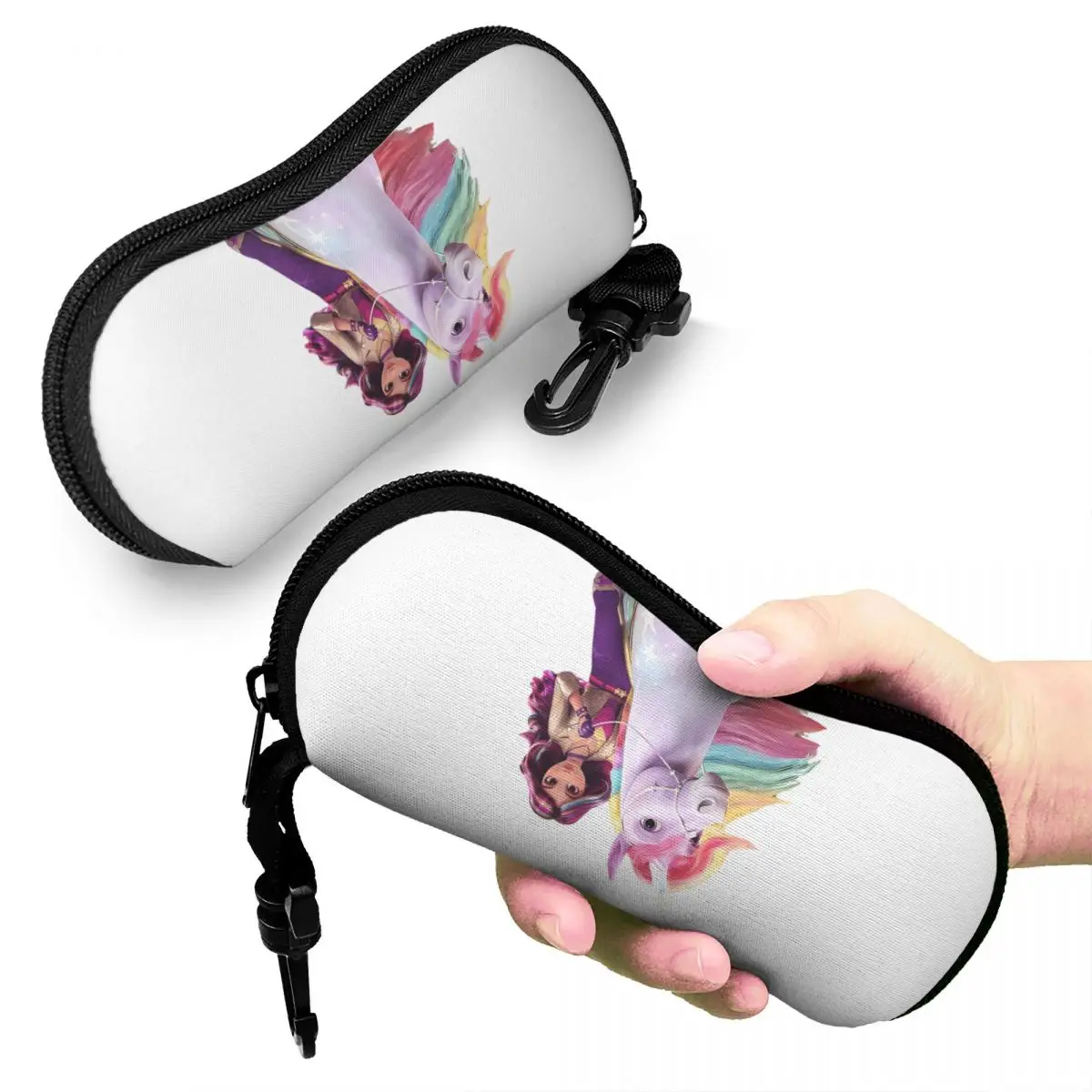 

Unicorn Academy Sophia Wildstar Shell Glasses Case Protective Sunglasses Box Women Men Soft Eyeglass Bag Pouch