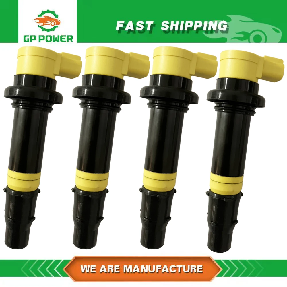 GP POWER F6T558 4Pcs Performance Ignition Coil Replacement for Yamaha FZ1 FZS1 Vmax 1700 YZF-R1 YZF-R6 YZF-R6S 5VY-82310-00-00