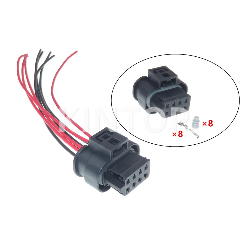 

1 комплект, 8-контактный 805 031 541 805-031-541 переменного тока в сборе, реверсивный радар, жгут проводов, разъем датчика кислорода для Benz BWM Auto