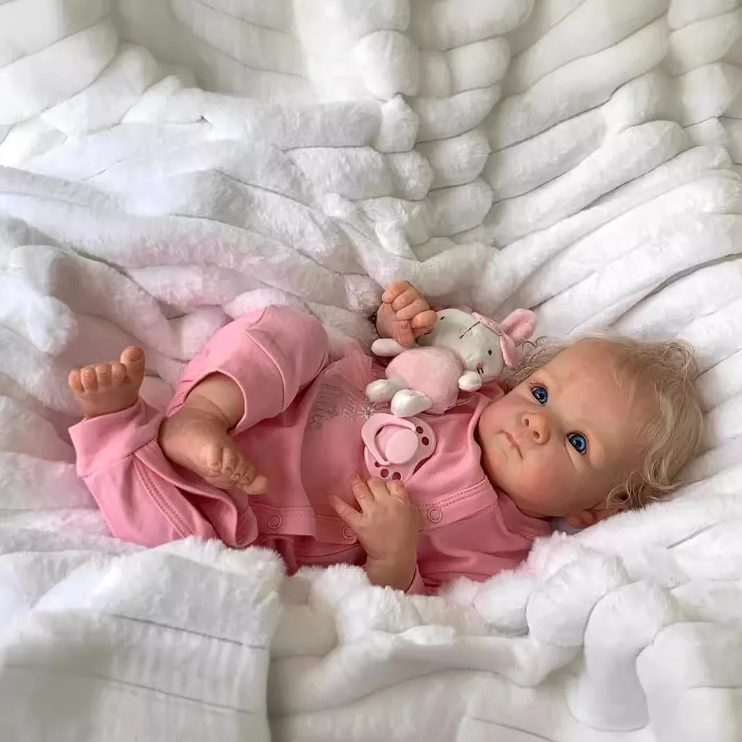 48 CM Lifelike Silicone Baby Doll Girl Reborn Pretty Princess Bettie Newborn Realistic Cute Christmas Birthday Gift Toys for Kid