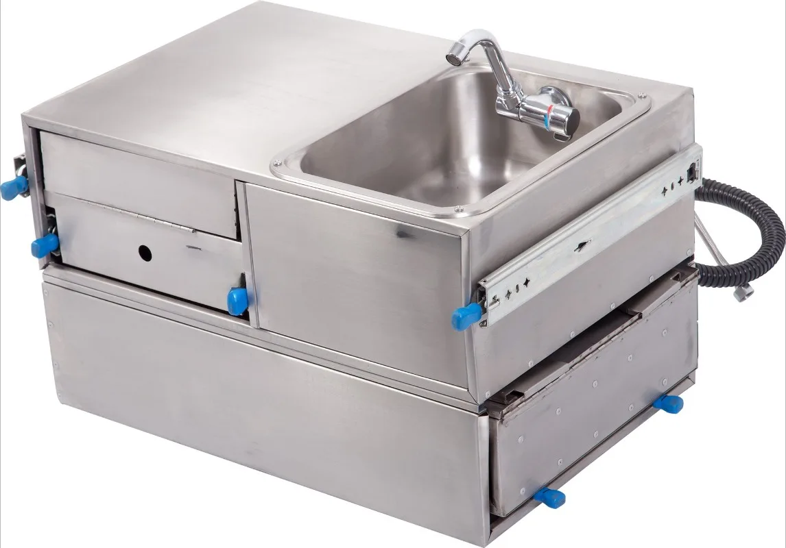 Play RV multi-functional integrated pull-out kitchen pull-out stove with sink