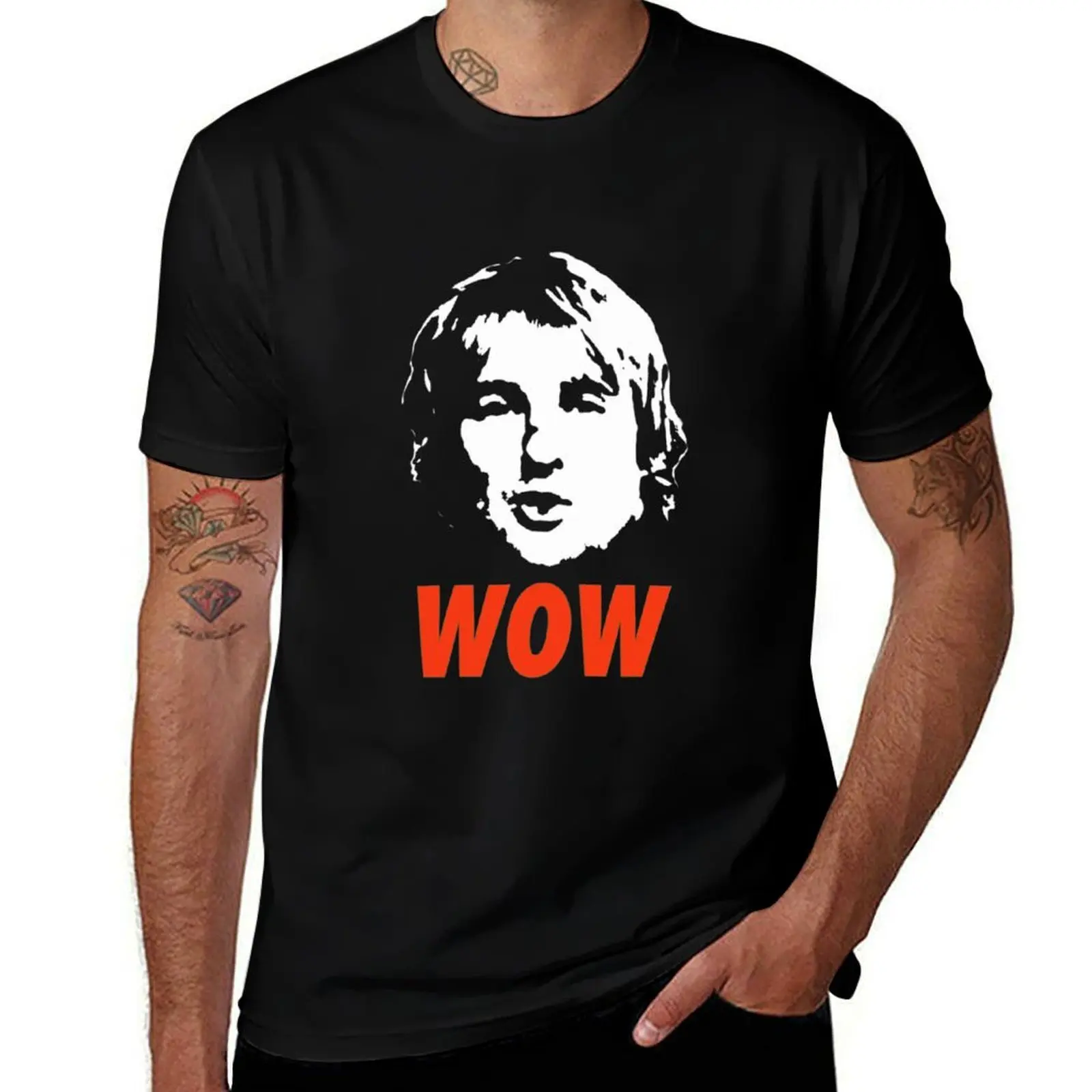 

Wow Its Owen Wilson T-Shirt t shirts designer cotton t shirts man 100% men t shirt cotton 100% T-Shirt