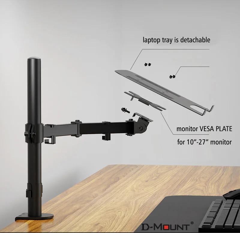 D-MOUNT N051LP 360 Rotation 2 in 1 10\