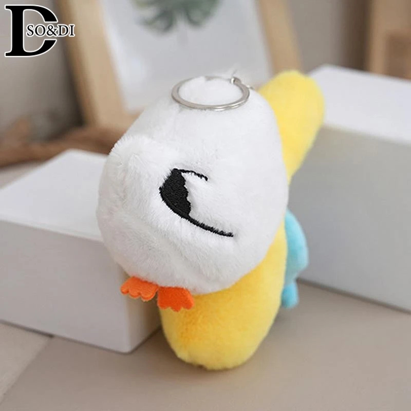 Cartoon Plush Keychain Stuffed Plush Cartoon Pelican Key Chain Bags Hanging Decoration Car Keys Backpack Pendant