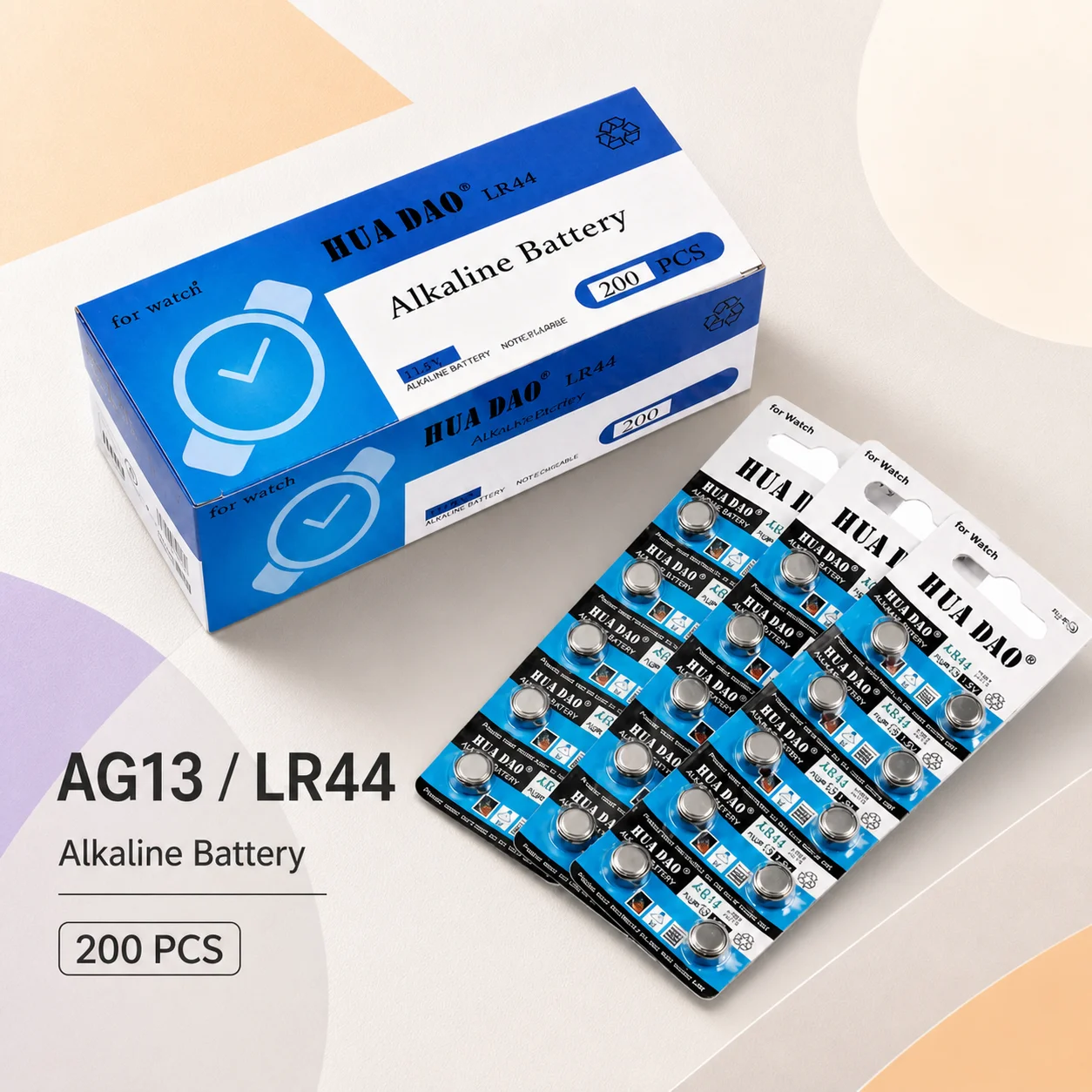 Alkaline Button Cell Battery LR44 AG13 1.55V A76 357 SR44 LR1154 Multiple Pack Options For Watch Toy Clock Car Remote