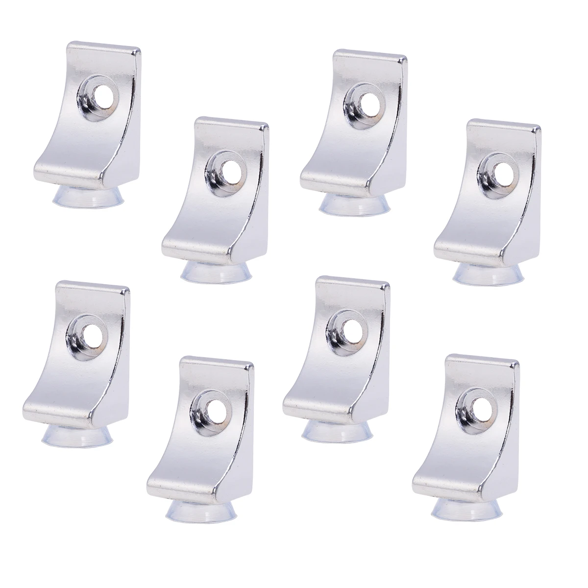 

8 Pcs Thickened Laminated Plate Holder Brackets Braces Shelf Support Nail Panel Pallet Zinc Alloy Glass