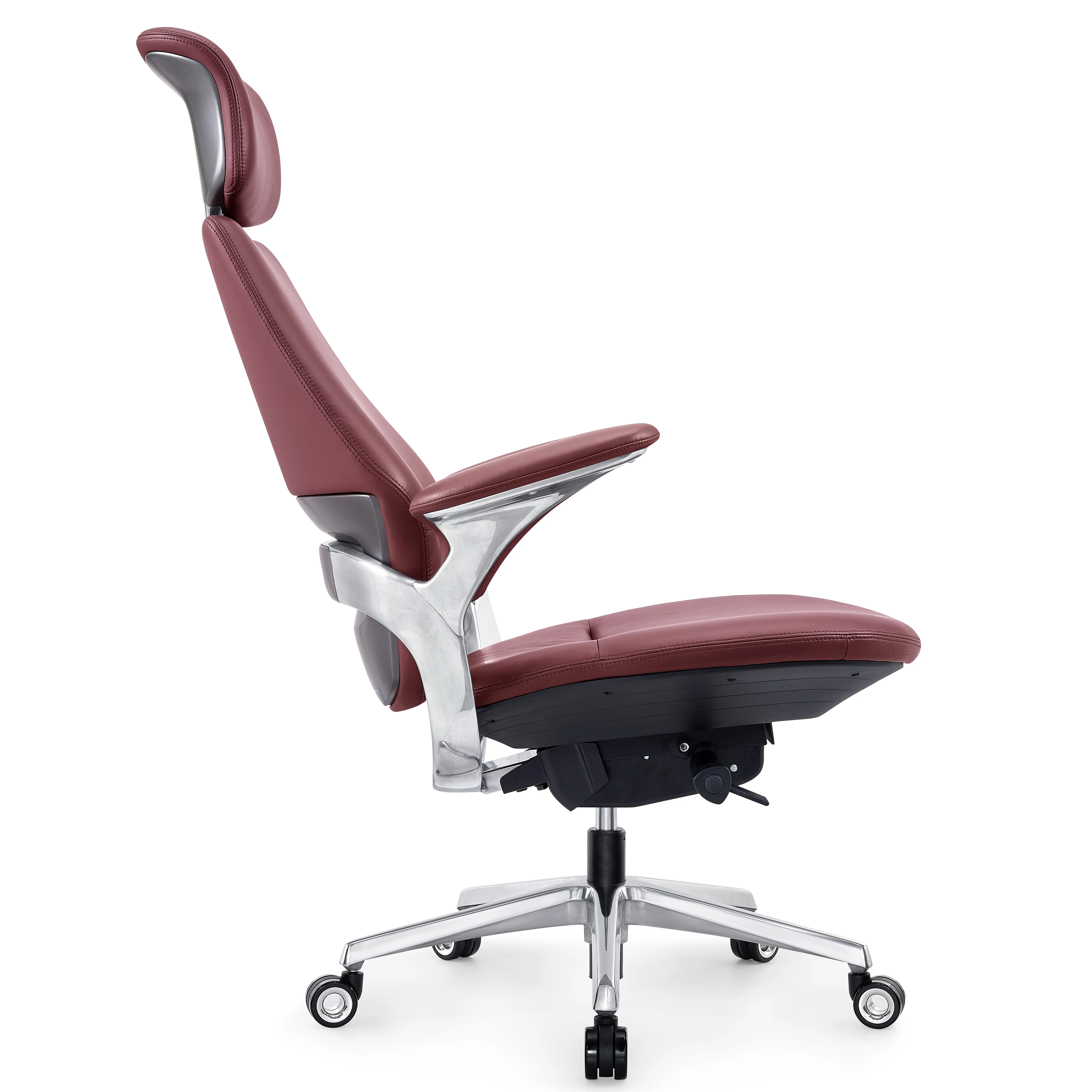 Ergonomic High Back Genuine Leather Executive Office Boss Chair for Management Department