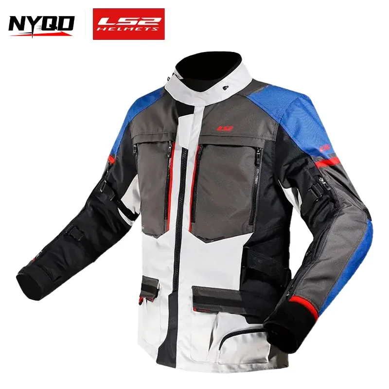 LS2 MJ128 NORWAY Motorrad-Reitanzug für Herren, wasserdichte Motorradjacke für alle Jahreszeiten