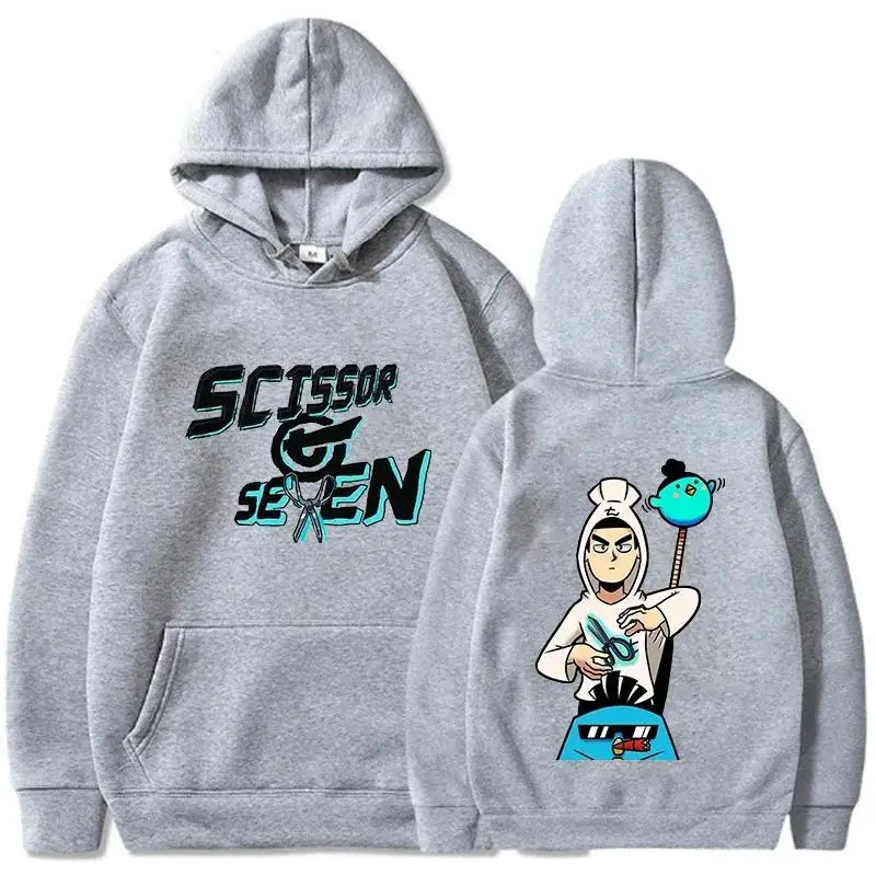 2024 Scissor Seven Season 4 Hoodie Anime Sweatshirt Letter Print Pullover Fleece Hoody Men/Women  Harajuku Stracksuit Fashion