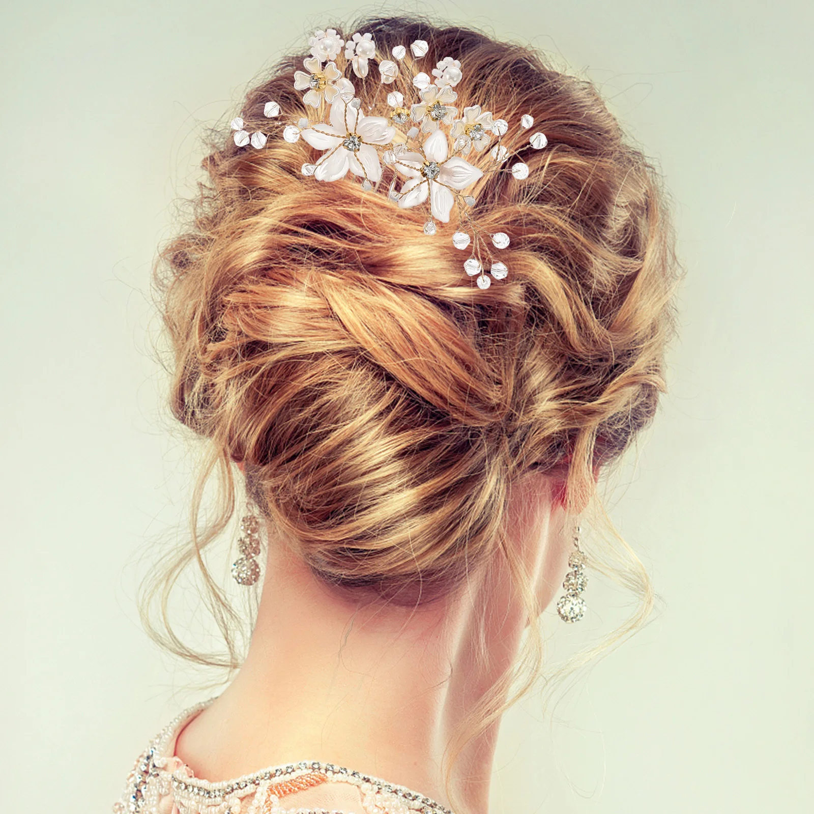 

6 Pcs Hairpin Headdress Wedding Pearl Combs Bridal Accessories Clips Hairpins for Bride