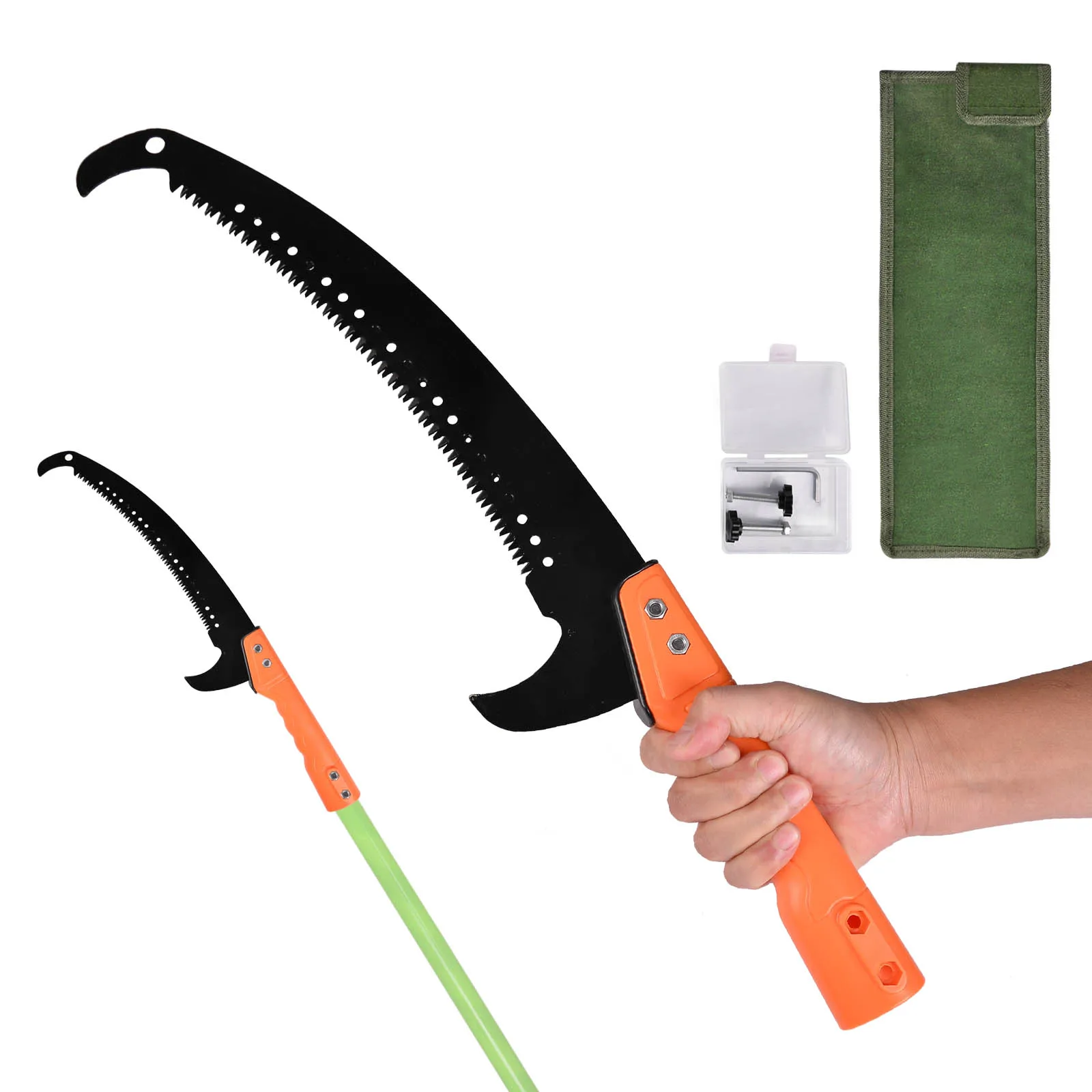 

Folding Pruning Saw with Rubber-Coated Handle for Easy Cutting - Ideal for Camping, Landscaping, and Tree Trimming