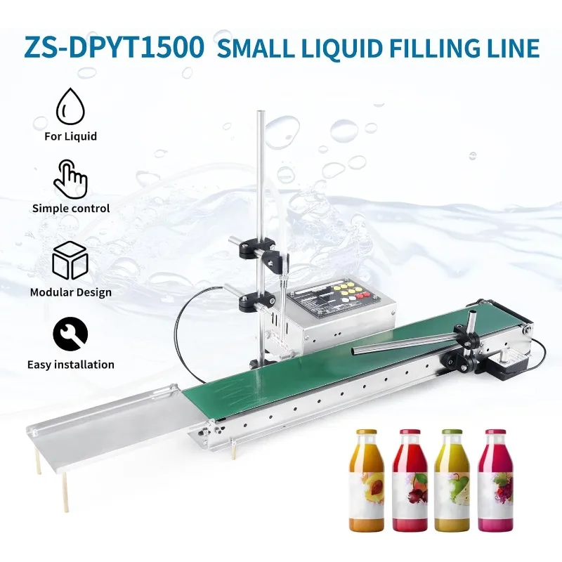 Single Head Automatic Liquid Bottle Tube Filling Machine Digital Control Filler For Perfume Oil Water Juice (3L Big Flow)