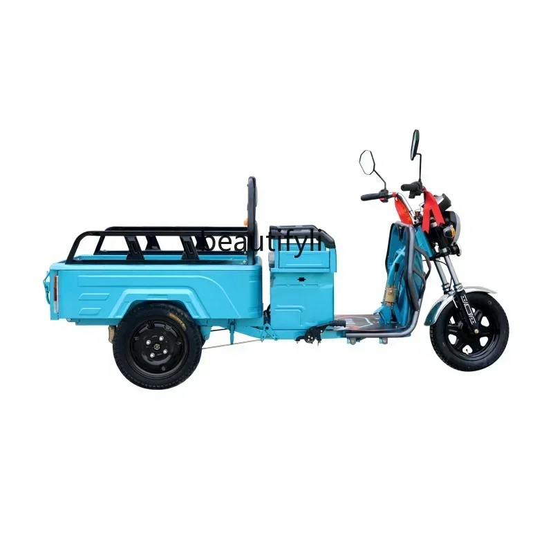 LBX Cargo Load Electric Tricycle High Power Electric Agricultural Tricycle Manned Electro-Tricycle for Carrying Goods