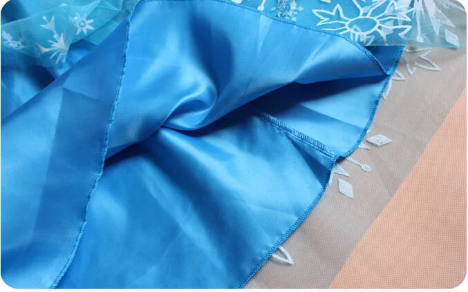 Mädchen Eis-Fantasie-Prinzessin Mesh-Ballkleid Kinder Cosplay-Kleid für Halloween, Karneval, Geburtstag, Themenparty, Rollenspiel – Detail 21