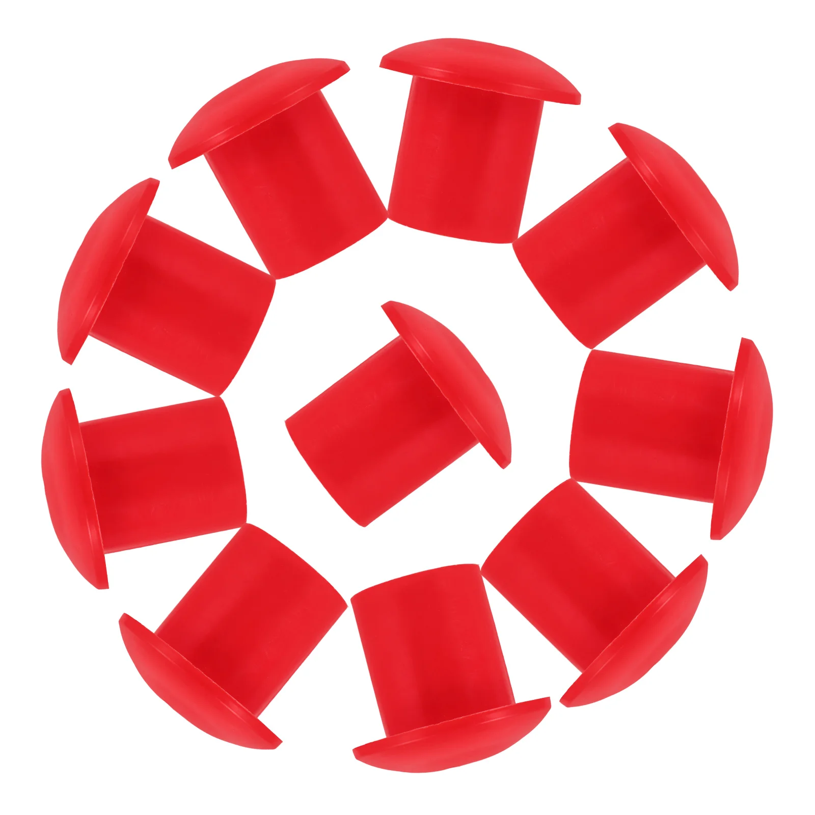 

50pcs Safety Caps Plastic Caps Protective Cover For PP Material Construction Supplies Bright Color High