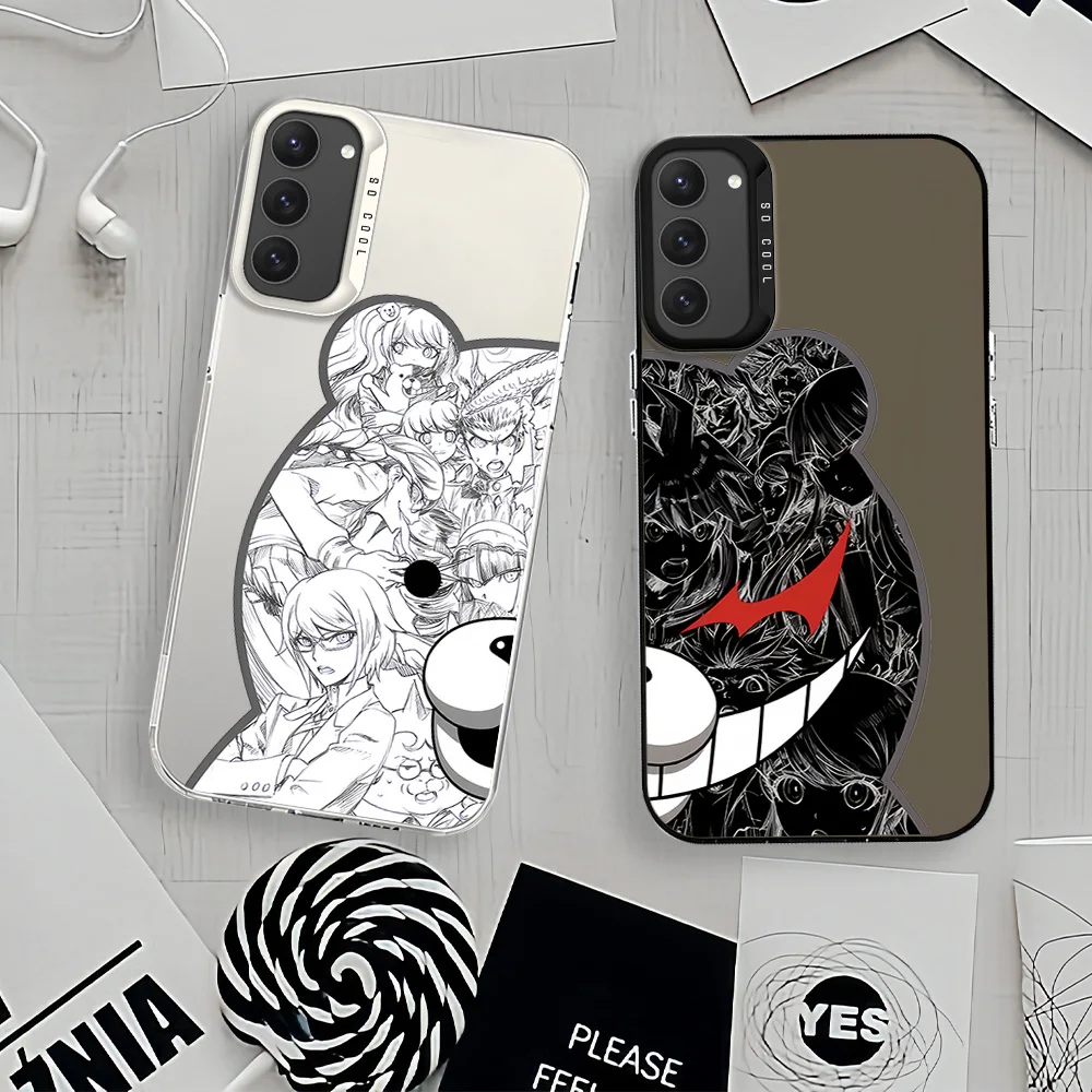 Классический комикс Danganronpa для Samsung Galaxy A 34 50 51 52 53 54 71 S23 S24 4G 5G Ultra Plus Laser Cover IMD Чехол для телефона