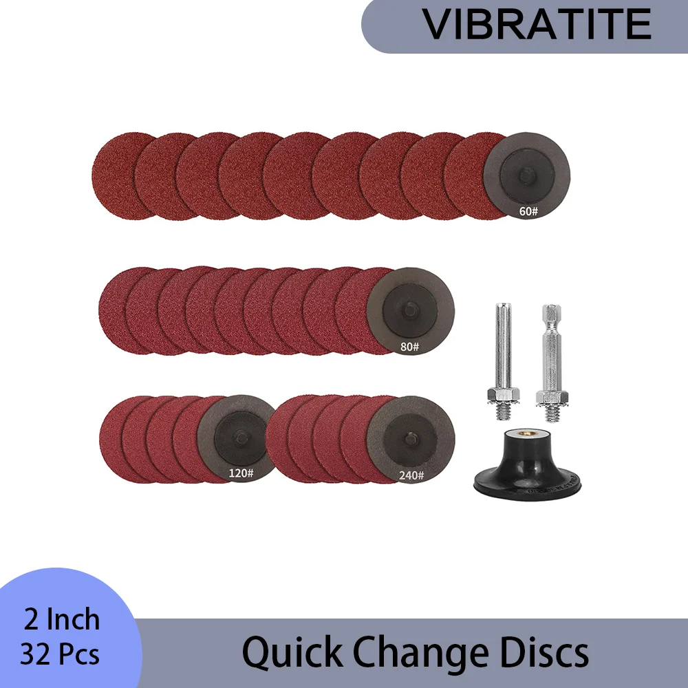 2 Inch Quick Change Discs with 1/4