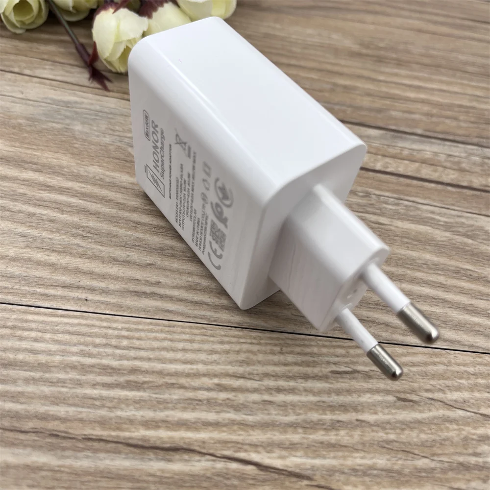 Original Honor 66W EU Supercharge Fast Charger Wall Power Adapter 1M 6A Type C Cable For Honor 60 70 80 90 100 Pro Magic 5 6 7 - náhled 3