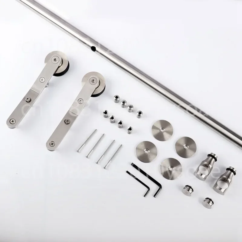 LT60 Stainless Steel Stair Accessories Bookcase Accessories Mobile Handrails Ladders Home Library Ladders Sliding Rails Hardware