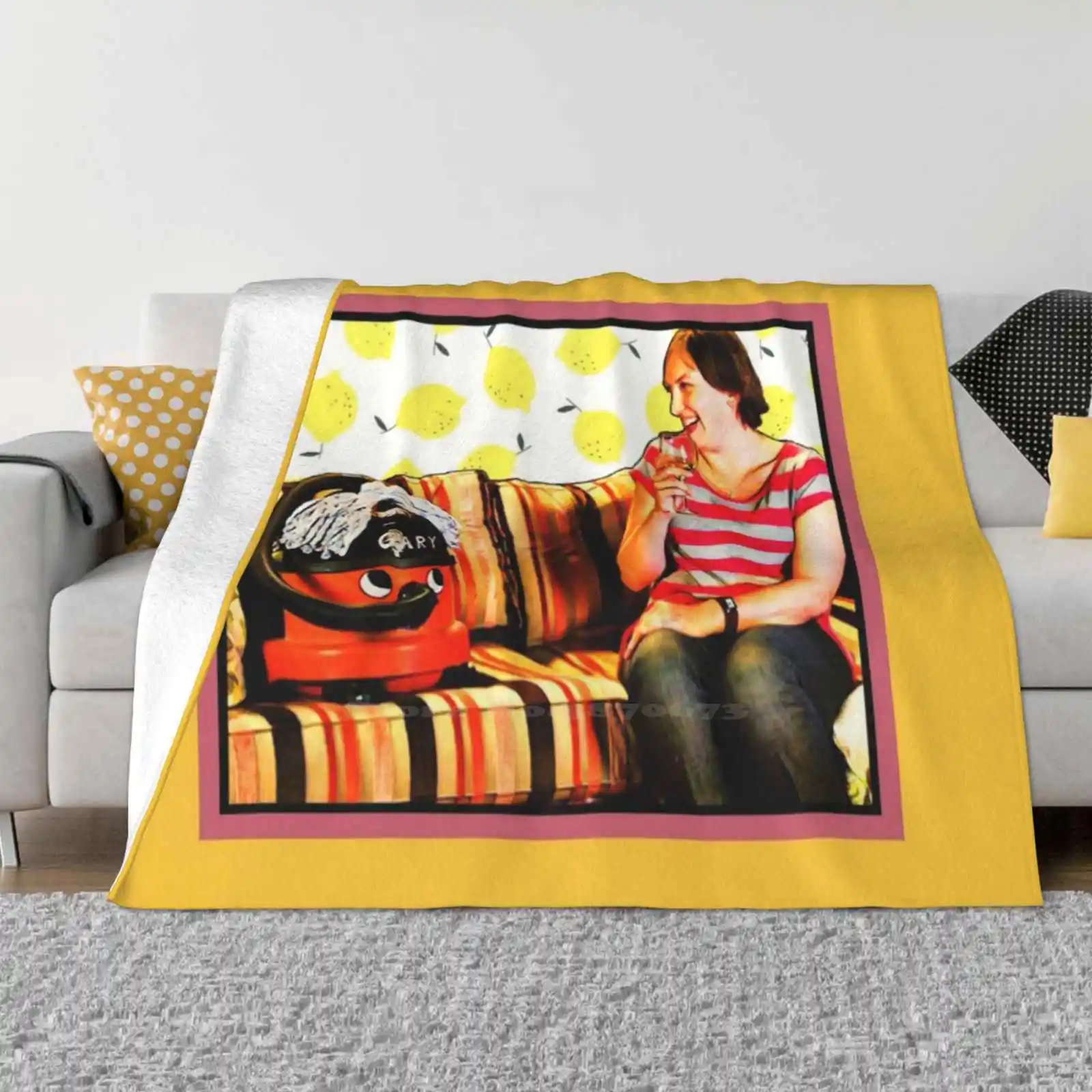 Miranda And Vacuum Gary Fashion Soft Warm Throw Blanket Miranda Hart Miranda Tv Show Tv Moments Funny Miranda Loves Gary