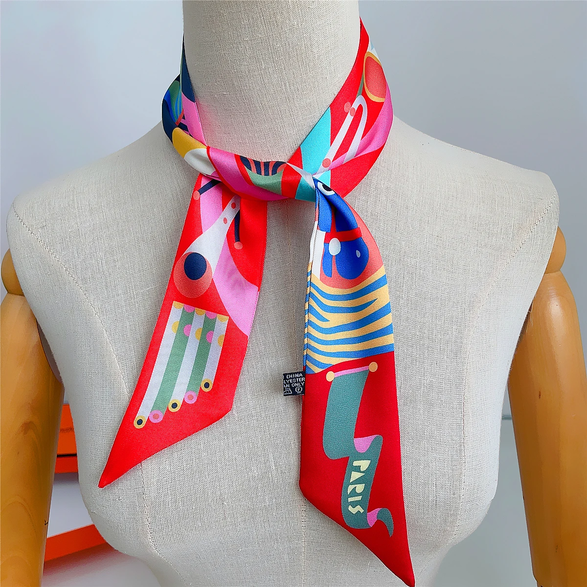 ツイルシルクツイルスカーフ,ブランドデザイン,女性用高級スカーフ,女性用スリムトートバッグ,ヘアバンド