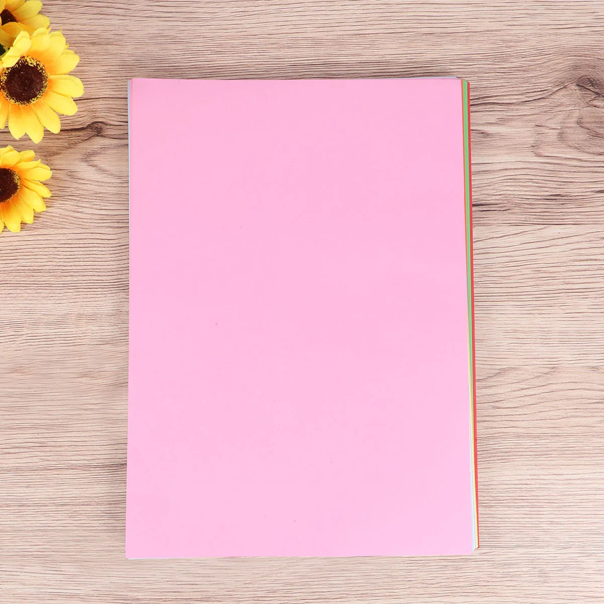 100 قطعة من أوراق الورق الملونة القابلة للطي البيئية اليدوية للمشروعات المدرسية وديكور الحفلات وأنشطة رياض الأطفال الإبداعية #2