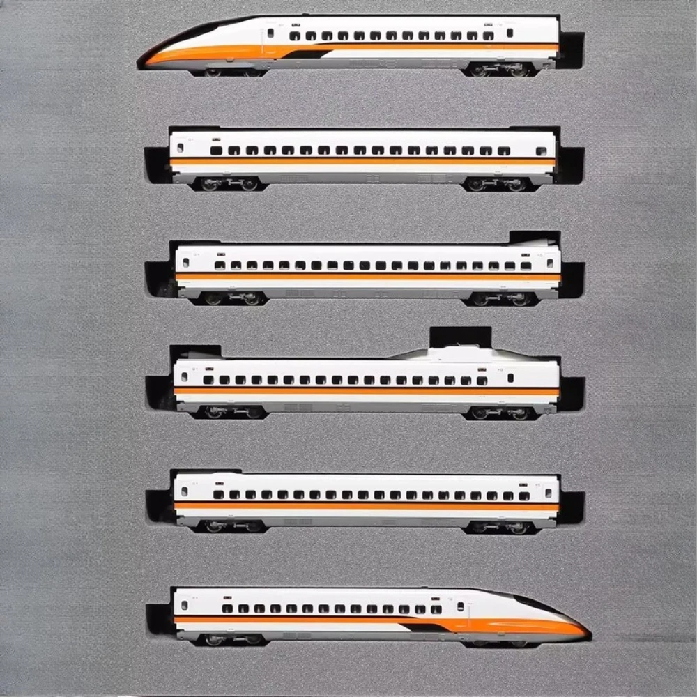 รถไฟจำลอง KATO รุ่น N-type 1/160 หมายเลข 700T 10-1616 รถไฟความเร็วสูง 6 คัน ชุดพื้นฐาน ของตกแต่งโต๊ะทราย ของเล่นเด็กผู้ชาย ของขวัญ