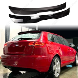 Car Rear Roof Spoiler Lip For Audi A3 Sportback 8P Facelift 2004-2013 Rear Wing Gloss Black ABS Body Kit Tuning Accessories